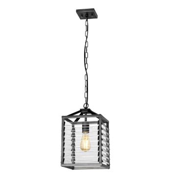 Elstead Lighting Louvre LOUVRE-1P Pendelleuchte 1x60W/E27
