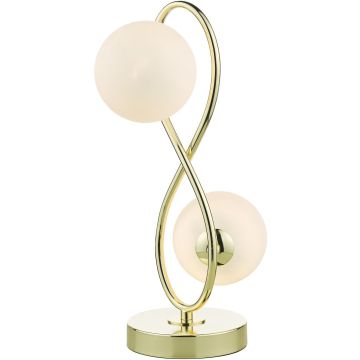 Dar Lighting Lysandra LYS4235 Tischleuchte 2x40w/g9