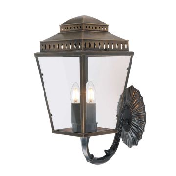 Elstead Lighting MANSION HOUSE MANSION-HOUSE-WB1-BR Wandleuchte 3x60W/E14 IP44