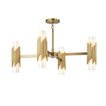 Elstead Lighting Marvele MARVELE8-AB-OPAL Kronleuchter 8x40W/E14 IP20