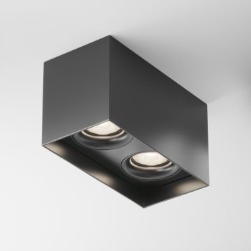 Maytoni SLIM C015CL-02B Aufbau-Downlight 2x50W/GU10 IP20