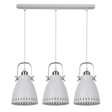 Italux FRANKLIN MD-HN8026S-3-WH+S.NICK Pendelleuchte 3x60W/E27