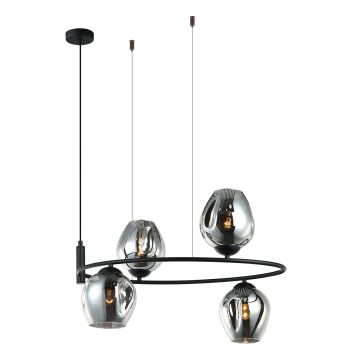 Italux ROXANE MDM-4046-4 BK+SG Pendelleuchte 4x40W/E27 IP20
