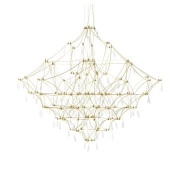 King Home CONSTELATION GOLD MSE1501100127 Pendelleuchte 72x72W/LED 3000K 2880LM IP20