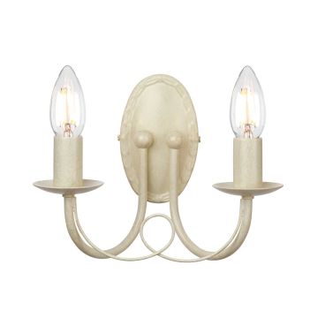 Elstead Lighting MINSTER MN2-IV-GOLD Wandleuchte 2x60W/E14