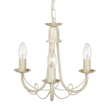 Elstead Lighting MINSTER MN3-IV-GOLD Kronleuchter 3x60W/E14