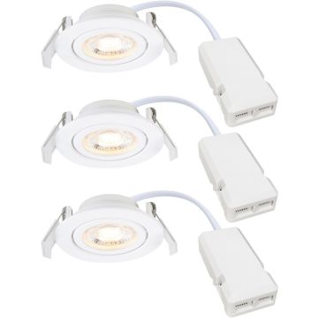 Nordlux Monolo 2510310101 Einbau-Downlight 3x4.8w/led 3000k 450lm ip20