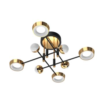 Zuma Line LARA MX7170-8-3BGT Deckenlampe 1x55W/LED 3000K 6500lm IP20