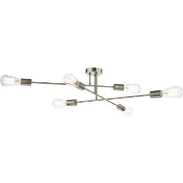 Dar Lighting Neve NEV6475 Deckenlampe 6x60w/e27 ip20
