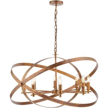 Dar Lighting Nitya NIT0864 Pendelleuchte 8x40w/e14