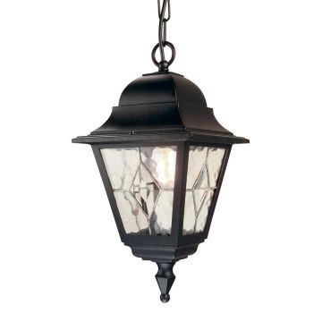 Elstead Lighting NORFOLK NR9-BLK Pendelleuchte 1x60W/E27 IP43