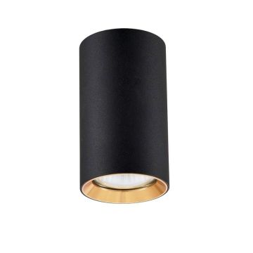 Light Prestige Manacor LP-232/1D - 130 BK/GD Aufbau-Downlight 1x50W/GU10 IP20