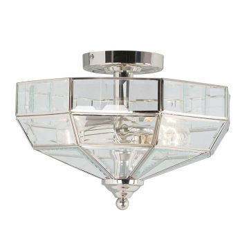 Elstead Lighting OLD PARK OLD-PARK-PN Deckenlampe 2x60W/E27