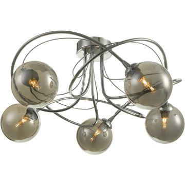 Dar Lighting Onawa ONA5450-01 Deckenlampe 5x40w/g9 ip20