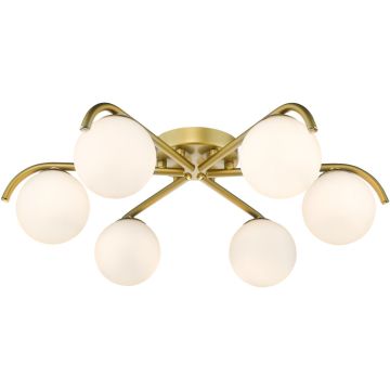 Dar Lighting Orlena ORL6435 Deckenlampe 6x40w/G9