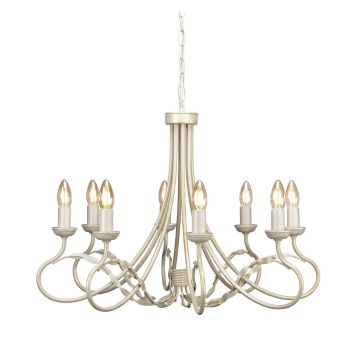 Elstead Lighting OLIVIA OV8-IVORY-GOLD Kronleuchter 8x60W/E14