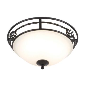 Elstead Lighting PEMBROKE PB-F-A-BLACK Deckenleuchte 2x60W/E27