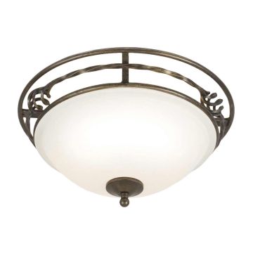 Elstead Lighting PEMBROKE PB-F-A-BLK-GOLD Deckenleuchte 2x60W/E27