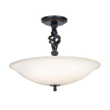 Elstead Lighting PEMBROKE PB-SF-A-BLACK Deckenlampe 3x60W/E14