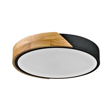 Italux Nastro PLF-13186-BK-WO Deckenleuchte 1x24W/LED 3000K 2400lm IP20