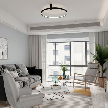 Light Prestige Ring LP-909/1C S BK CCT Pendelleuchte 1x35W/LED 3000K|4000K|6000K IP20