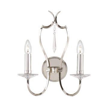 Elstead Lighting PIMLICO PM2-PN Wandleuchte 2x60W/E14