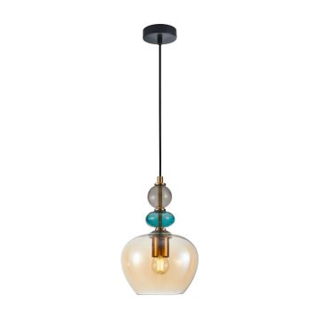 Italux Busco PND-30263-1A-BRO-AMB Pendelleuchte 1x40W/E27 IP20