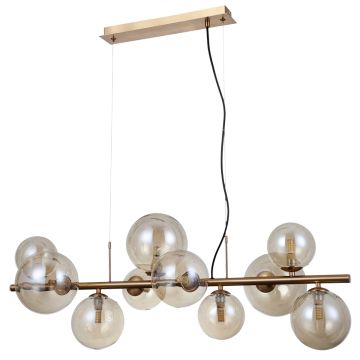 Italux CANELLO PND-406007-10-HBR Pendelleuchte 10x5W/G9 IP20