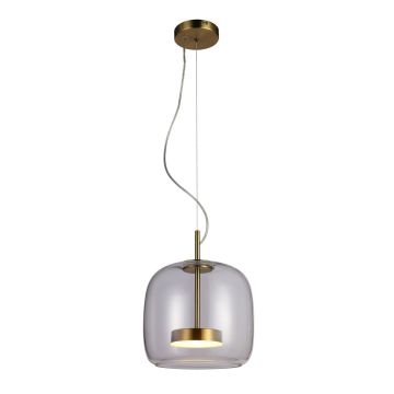 Italux Caste PND-17760A-BRSS-CL Pendelleuchte 1x10W/LED 3000K 850lm IP20
