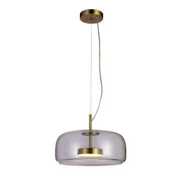 Italux Caste PND-17760B-BRSS-CL Pendelleuchte 1x10W/LED 3000K 850lm IP20