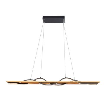 Italux Conato PND-23848-30W-BK-GD Pendelleuchte 2x35W/LED 3000K 1200lm IP20