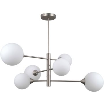 Italux EVORA PND-55342-6-SN Deckenlampe 6x5W/G9 IP20