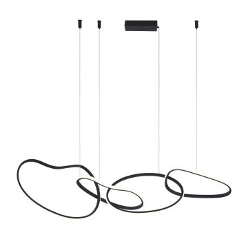 Italux Fonte PND-22412-S4-BK Pendelleuchte 4x60W/LED 3000K|4000K|6000K 5300lm IP20