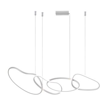Italux Fonte PND-22412-S4-WH Pendelleuchte 4x60W/LED 3000K|4000K|6000K 5300lm IP20