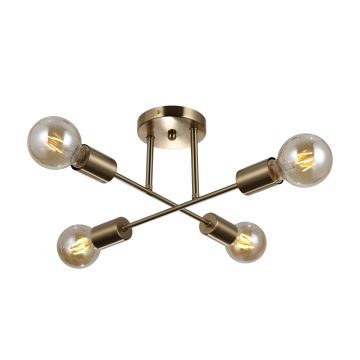 Italux FORMIO PND-4052-4-HBR Deckenlampe 4x40W/E27 IP20