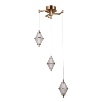Italux Fuente PND-34395-3-HBR Pendelleuchte 3x15W/LED 3000K 1108lm IP20