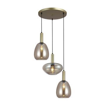 Italux Gater PND-23541-3-GD-CH Pendelleuchte 3x40W/E27 IP20
