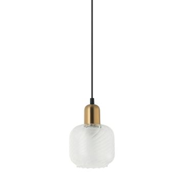 Italux LAMEZIA PND-67594-1-BRO+CL Pendelleuchte 1x40W/E27 IP20