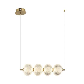 Italux Lazie PND-29038-4-GD Pendelleuchte 4x19W/LED 3000K 1400lm IP20