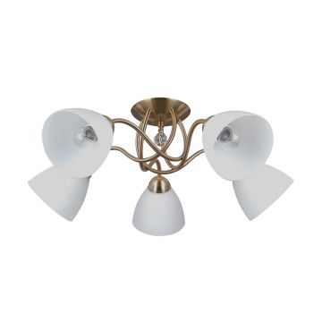 Italux Lugano PND-5643-5-HBR Deckenlampe 5x40W/E27 IP20