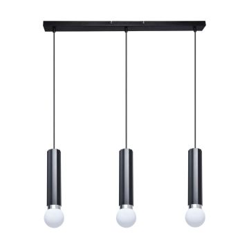 Italux Macera PND-33849-3-BK Pendelleuchte 3x40W/E27 IP20