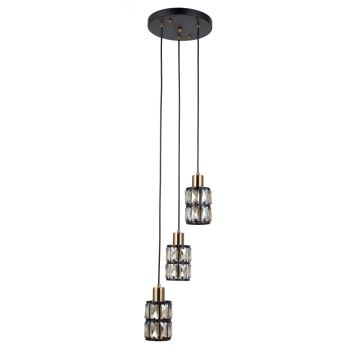Italux Menfi PND-44236-3-BK-GD Pendelleuchte 3x40W/E27 IP20