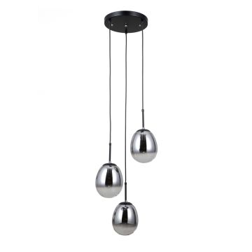 Italux Meolo PND-40825-3-BK Pendelleuchte 3x40W/E14 IP20