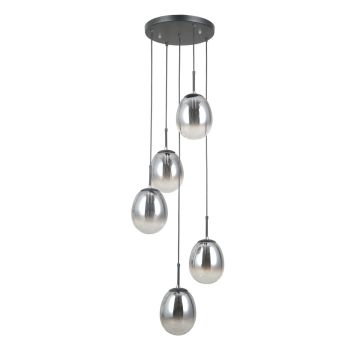 Italux Meolo PND-40825-5-BK Pendelleuchte 5x40W/E14 IP20