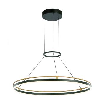 Italux Merlot PND-54638R-28W-3K-BK-GD Pendelleuchte 1x28W/LED 3000K 1500lm IP20
