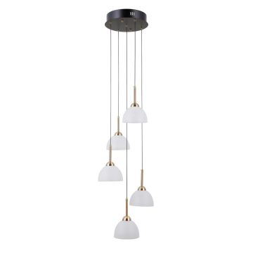 Italux Montiela PND-34374-5-BK Pendelleuchte 5x25W/LED 3000K 1286lm IP20