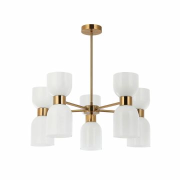 Italux Monza PND-57602-5-BRO Kronleuchter 10x40W/E27 IP20