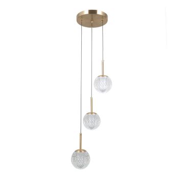 Italux Padri PND-40827-3-HBR-CL Pendelleuchte 3x5W/G9 IP20