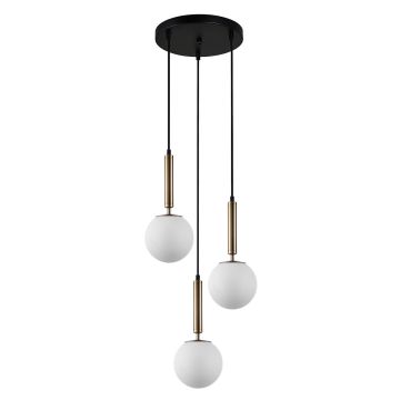 Italux Ravena PND-2324-3A GD+OPAL Pendelleuchte 3x10W/E27 IP20