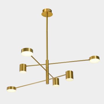 Italux REMDAL PND-16374-6-COP-GD-4K Pendelleuchte 36W/LED 4000K 2700LM IP20